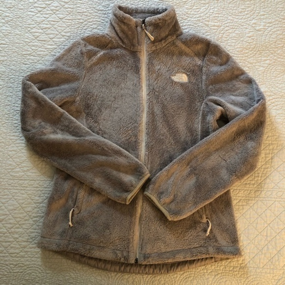 The North Face Osito full zip jacket. Women’s size small. Rich gray color.